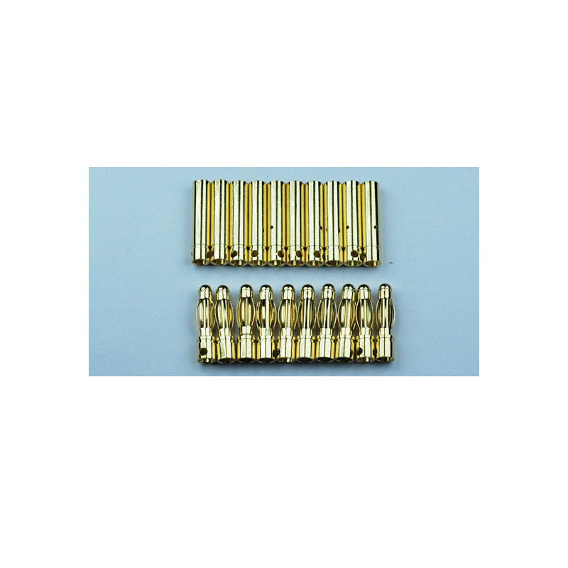 Ladegerät gegen Anschuldigungen für radiochetierte Gerätezylindrische Kontakte 4 mm oder M+F 10 Paare | Scientific-MHD