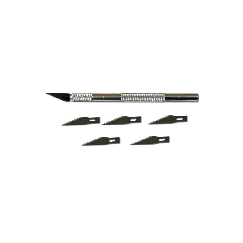 Messer für Modellskalpellmesserdurchmesser bis 8 mm + 6 Klingen | Scientific-MHD