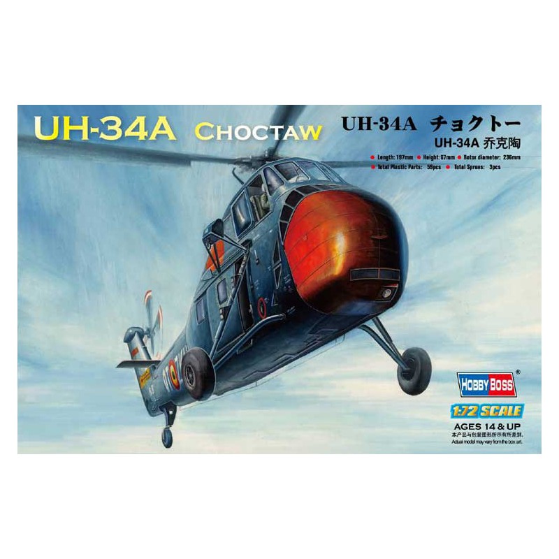 UH-34A 1/72 Kunststoffhubschraubermodell | Scientific-MHD