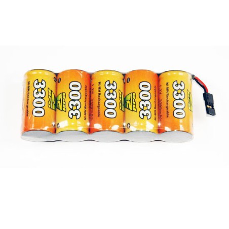 NIMH-Batterie für Funkgesteuerte Gerätepakete RX S 6.0V/AP-3300UV JR | Scientific-MHD NIMH-Batterie für Funkgesteuerte Gerätepakete RX S 6.0V/AP-3300UV JR | Scientific-MHD
