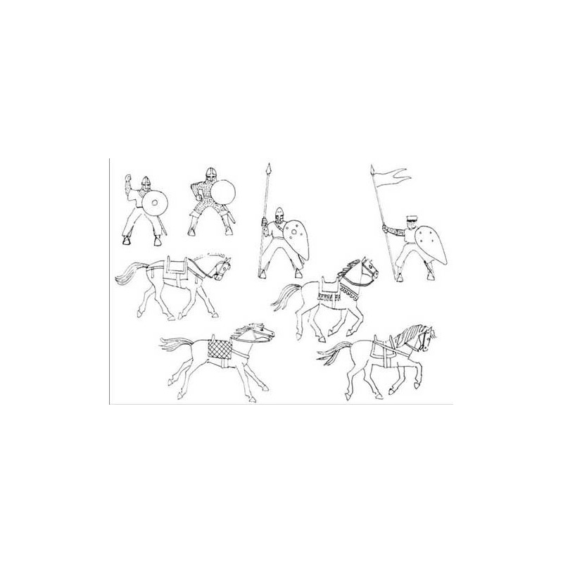 Figur el cid Spanische Kavallerie 1/72 | Scientific-MHD