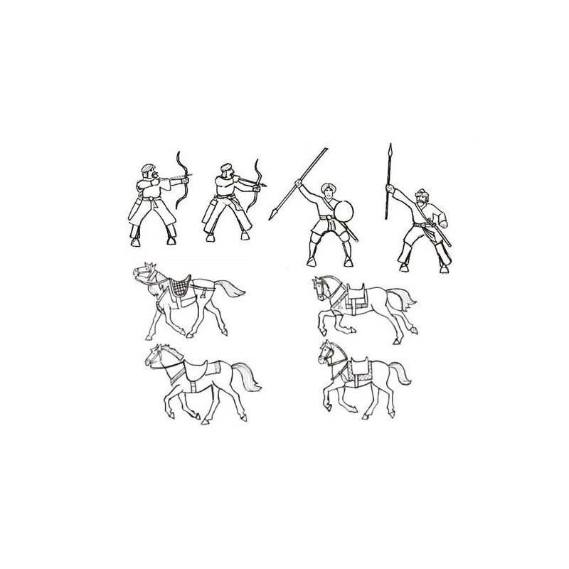 Andalusianische Lichtkavallerie Figur1/72 | Scientific-MHD