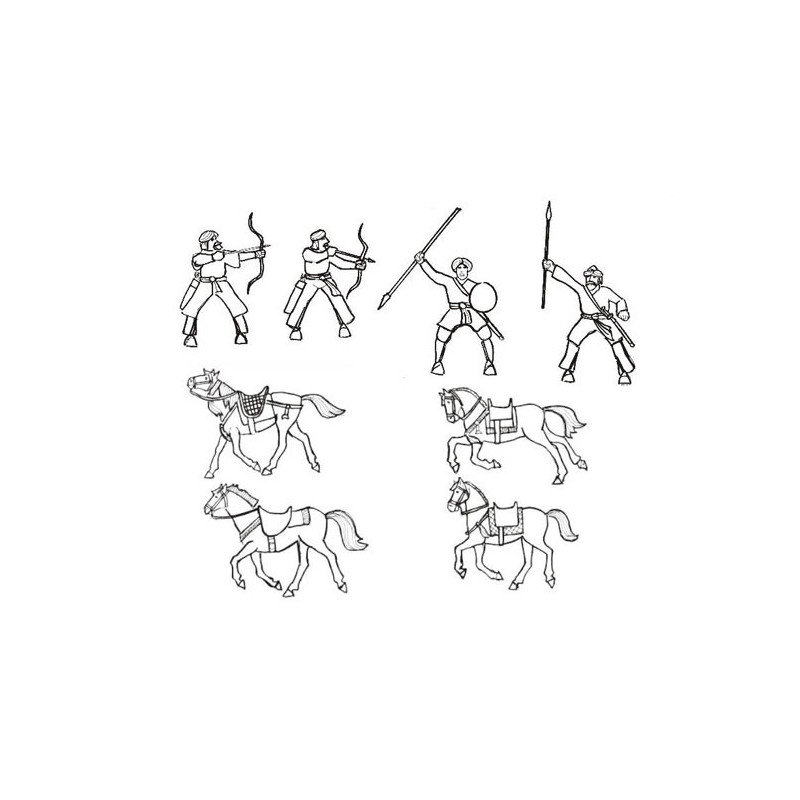 Andalusianische Lichtkavallerie Figur1/72 | Scientific-MHD