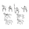 Schwere Kavallerie -Figur Andalusian1/72 | Scientific-MHD