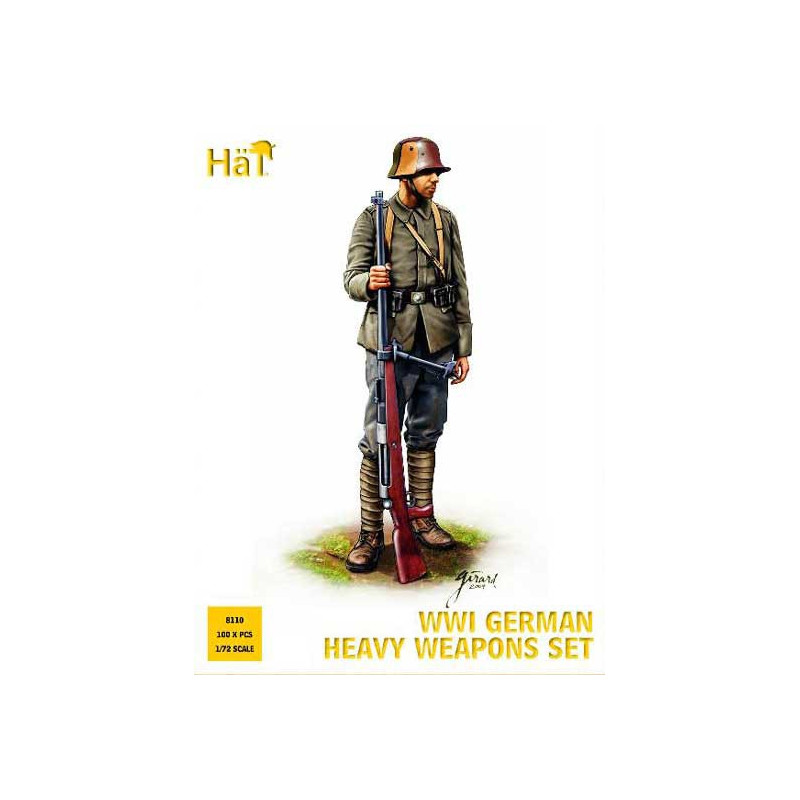 Kunstfigur. Schwerer deutscher Ersten Weltkrieg 1/72 | Scientific-MHD