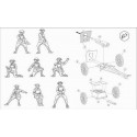 Canon US -Figur im Zweiten Weltkrieg 75 mm1/72 | Scientific-MHD