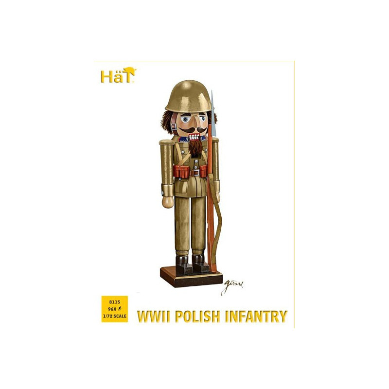 Polnische Infanterie -Figur im Zweiten Weltkrieg 1/72 | Scientific-MHD