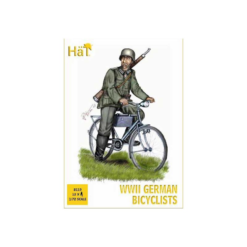 Deutsche Radfahrer Figur am Zweiten Weltkrieg 1/72 | Scientific-MHD