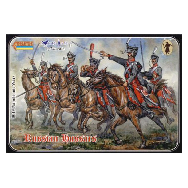 Napoleonische russische Husaren Figurin | Scientific-MHD