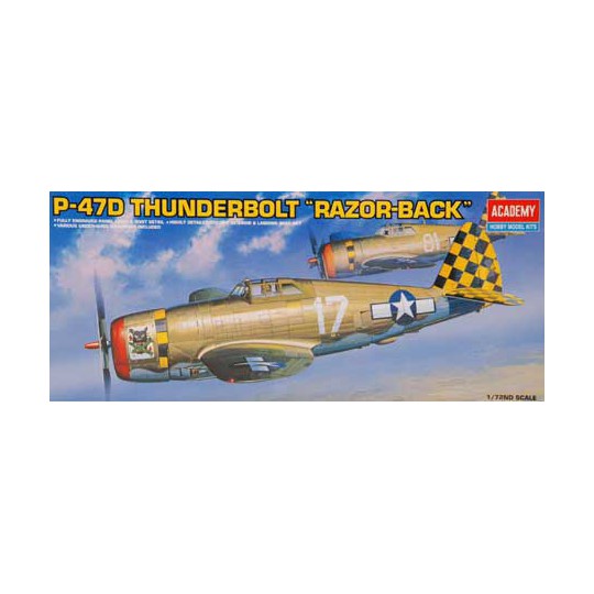 P-47d Razorbak 1/72 Kunststoffebene Modell | Scientific-MHD
