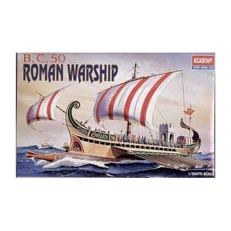 Romanesque Plastikboot Modell Kriegsschiff ca. BC50 1/72 | Scientific-MHD