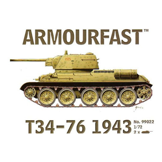 T34-791943 1/72 Kunststofftankmodell | Scientific-MHD