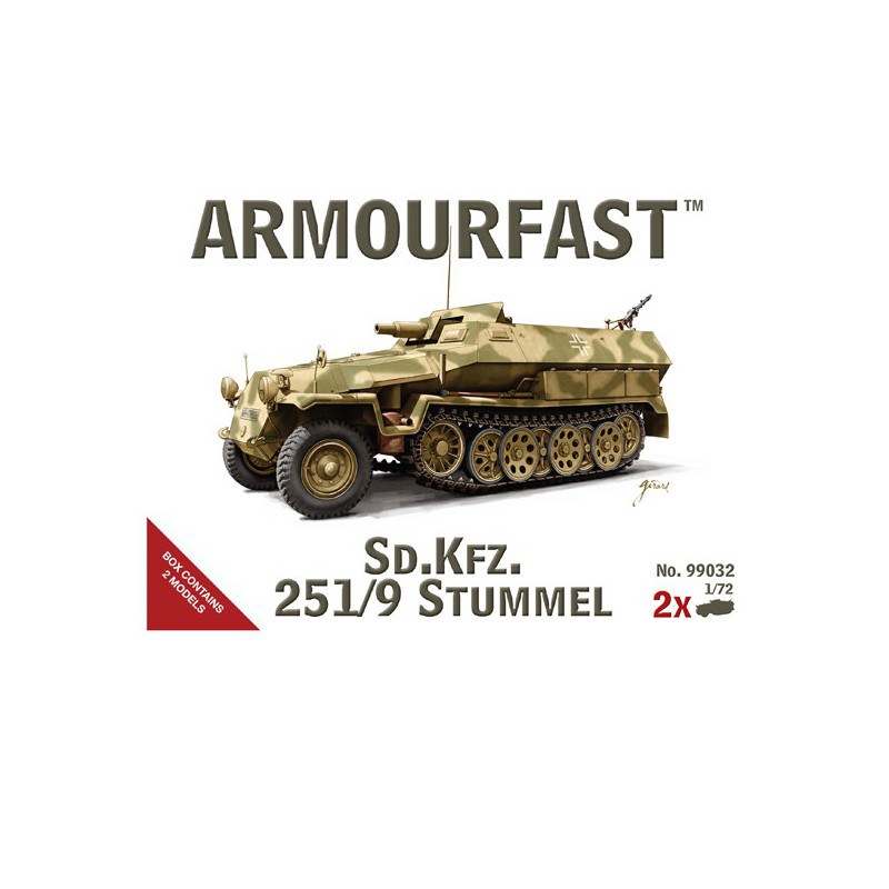 SD.KFZ -Kunststofftankmodell. 251/9 Stammel 1/72 | Scientific-MHD