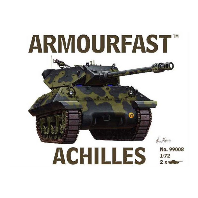 Tank Achilles Kunststofftankmodell (2 PCS) 1/72 | Scientific-MHD