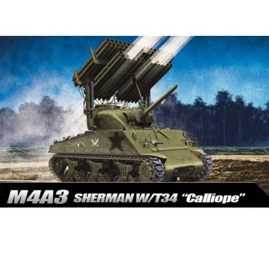 M4A3 Sherman Calliope 1/35 Kunststofftankmodell M4A3 Sherman Calliope 1/35 Kunststofftankmodell | Scientific-MHD