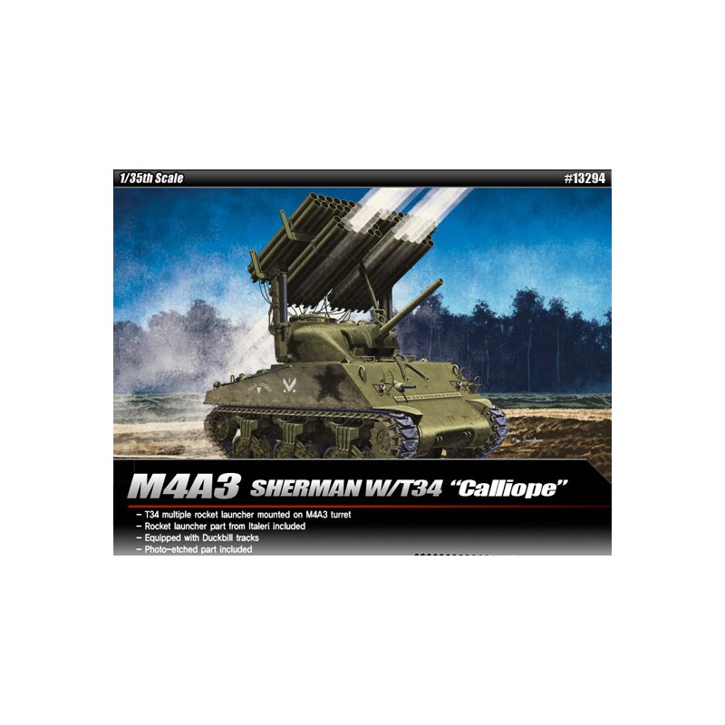 M4A3 Sherman Calliope 1/35 Kunststofftankmodell | Scientific-MHD