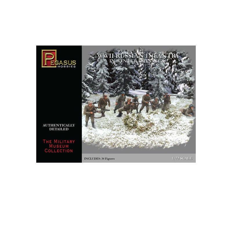Russische Infanterie -Figur 1/72 Winterkleidung | Scientific-MHD