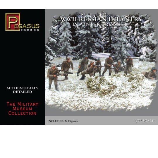 Russische Infanterie -Figur 1/72 Winterkleidung | Scientific-MHD
