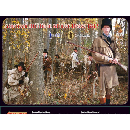 American Milizia Figurin Winter 1812 1/72 | Scientific-MHD