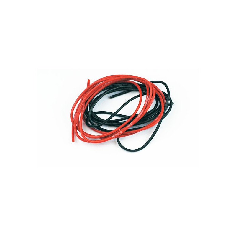 Ladegerät für Anerkennung für Funk -kontrollierte Silikondraht AWG20 0,50 mm2 Rot+schwarze Länge 1M | Scientific-MHD