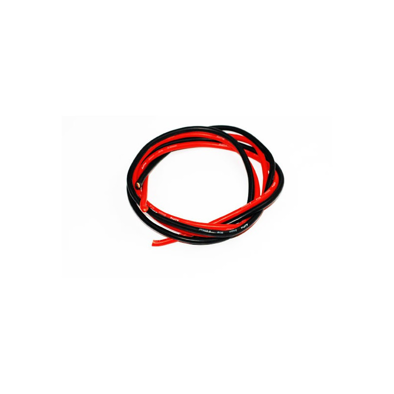 Ladegerät für Anerkennung für Funk -kontrollierte Silikondraht AWG8 8,3 mm2 Rot+schwarze Länge 1M | Scientific-MHD