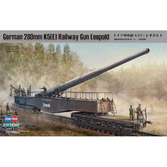 Deutsch -Kunststoff -Zug -Zugmodell 280 mm Leopold 1/72 | Scientific-MHD