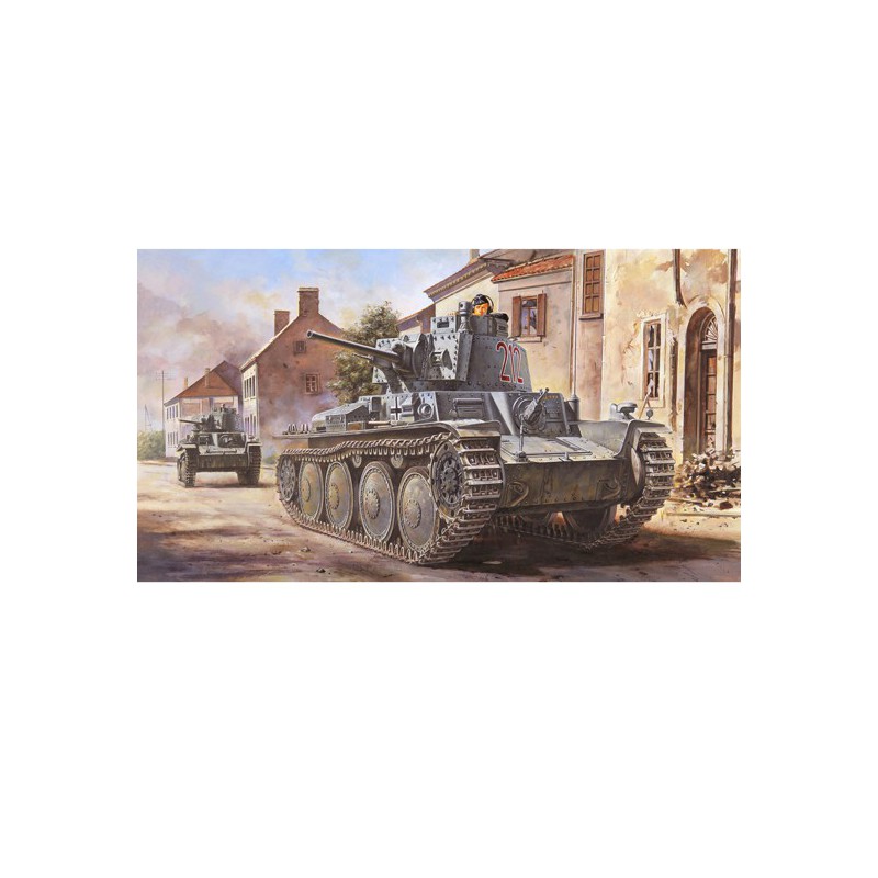Kunststofftankmodell Deutsch Panzer KPFW.38 (T) AUSF.B 1/35 | Scientific-MHD