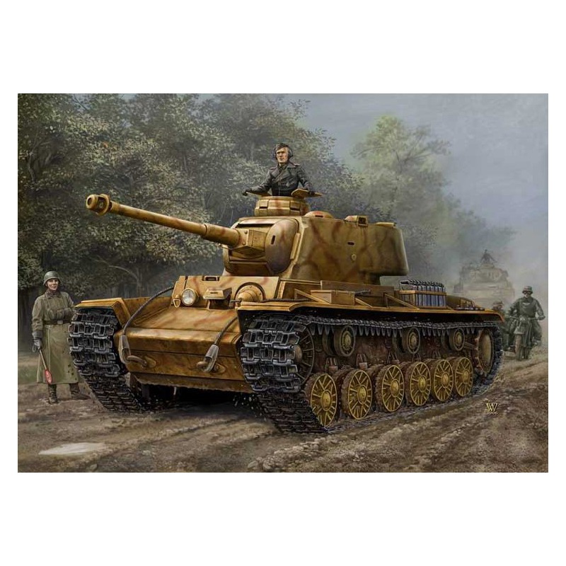 Kunststofftankmodell Deutsch PZ.KPFW KV-1 756R1/48 | Scientific-MHD