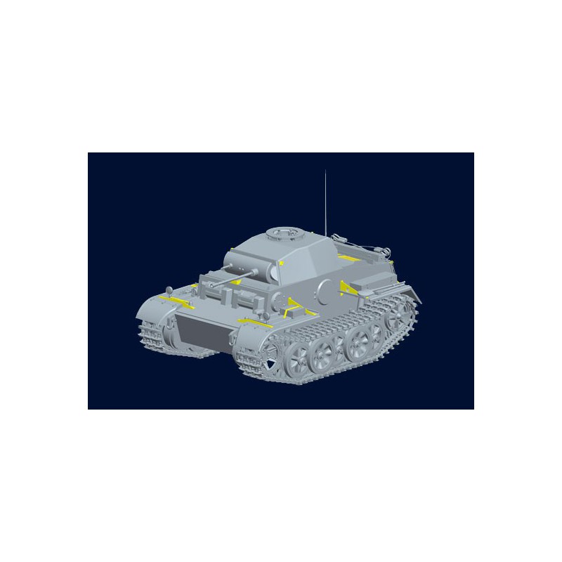 Kunststofftankmodell Deutsch PZKPFW.ii Ausf.j 1/35 | Scientific-MHD