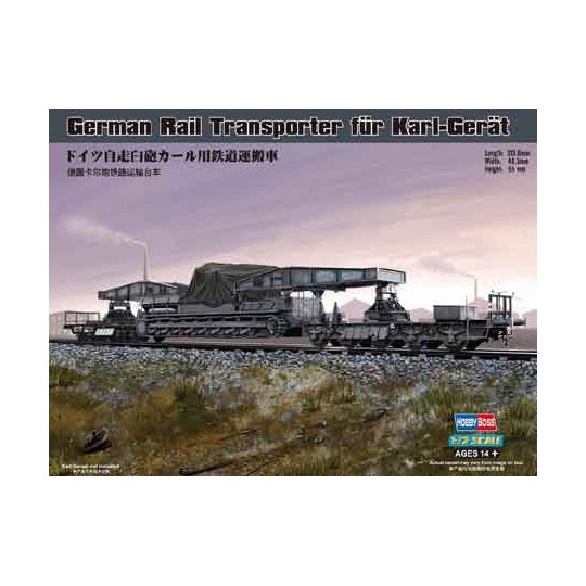 Plastikzug Modell Deutsches Eisenbahnträger 1/72 | Scientific-MHD