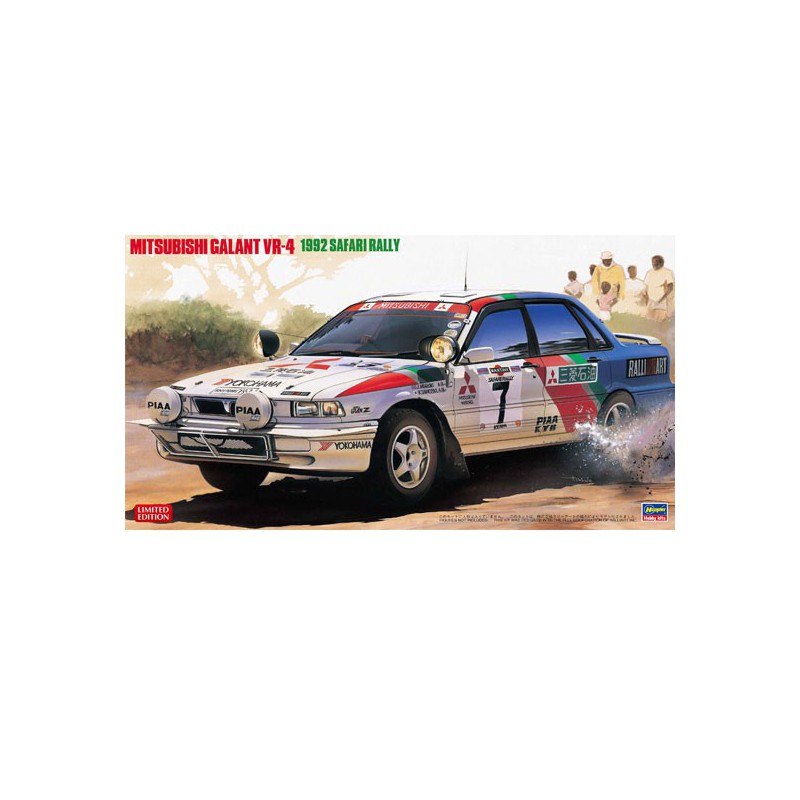 Galant Safari Rally 92 1/24 Kunststoffteppichmodell | Scientific-MHD