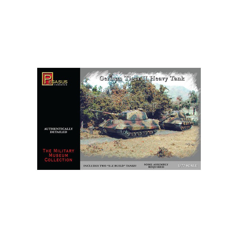 Tiger II schwerer Tank 1/72 Plastik -Tag -Modell | Scientific-MHD
