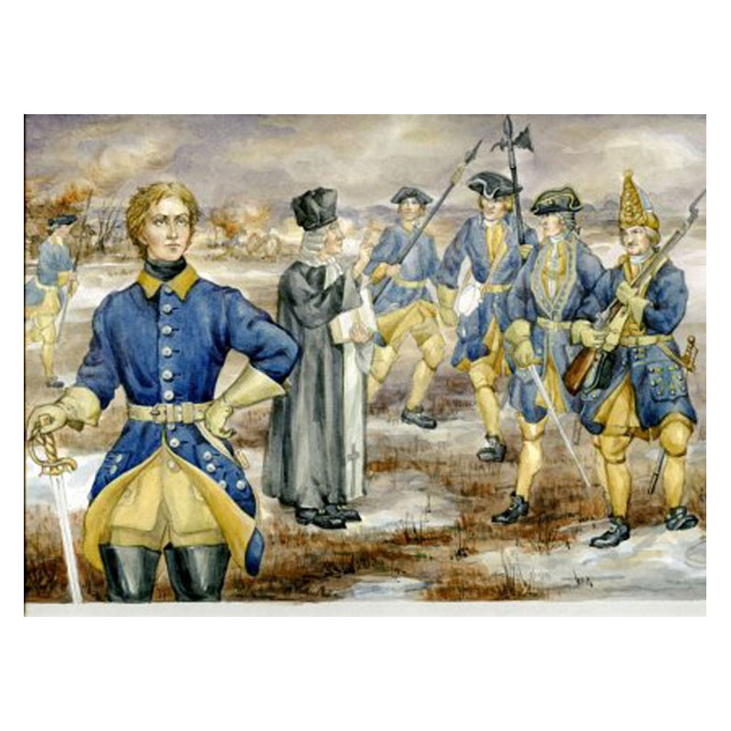 Schwedische Infanterie -Figur Charkes x | Scientific-MHD