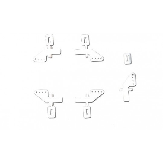 Eingebettete Zubehör -Guignols -Profile 19mm + Clips (5 PCs) | Scientific-MHD