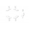 Eingebettete Zubehör -Guignols -Profile 19mm + Clips (5 PCs) | Scientific-MHD