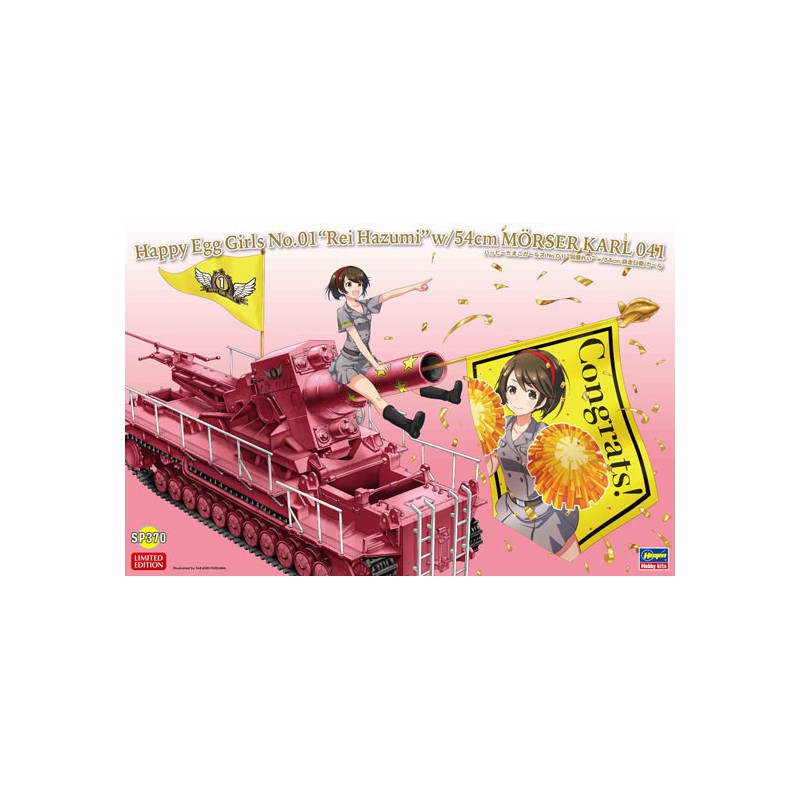 Happy Egg Girls + Karl 041 Plastic Science -Fiction -Modell | Scientific-MHD
