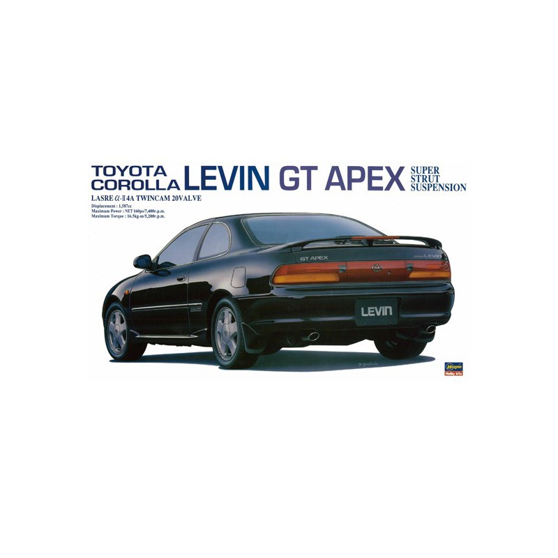 Toyota Corolla Levin GT 1/24 Plastikautoabdeckung | Scientific-MHD