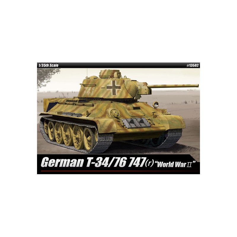 Kunststofftankmodell Deutsch T-34/76 747R 1/35 | Scientific-MHD