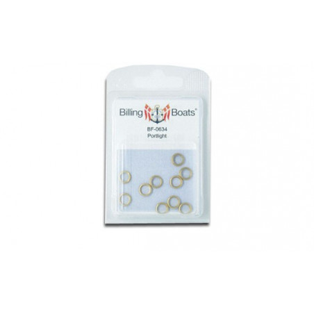 Messingbällekollegen in 9 mm Messing (10pcs) | Scientific-MHD