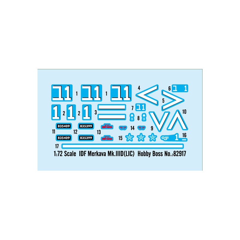 Kunststofftankmodell IDF Merkava Mk.iiid 1/72 | Scientific-MHD