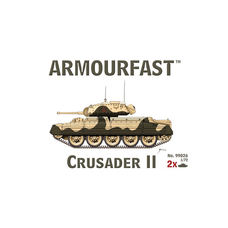 Crusader II 1/72 Kunststofftankmodell (2 Räume) | Scientific-MHD
