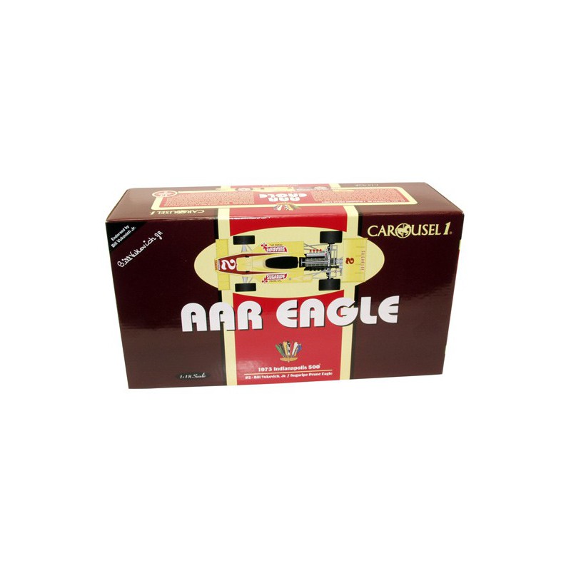Miniaturauto -Würfel AT1/18 Indy Eagle 1973 1/18 | Scientific-MHD