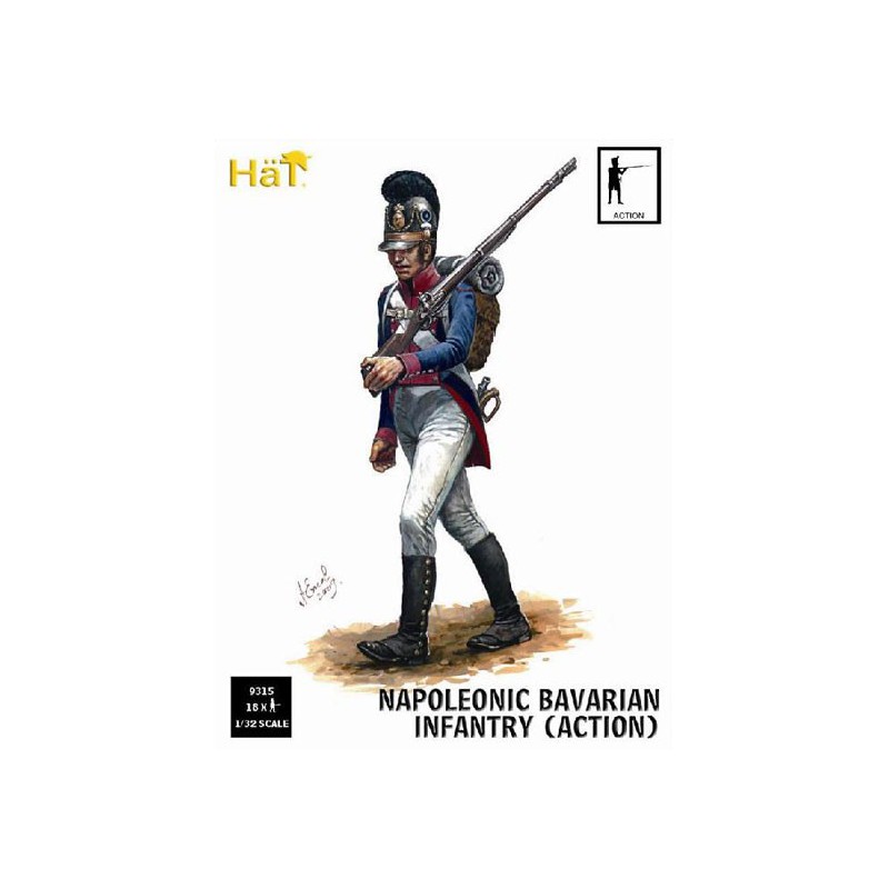 Bayerische 1/32 bayerische Infanterie -Figur | Scientific-MHD