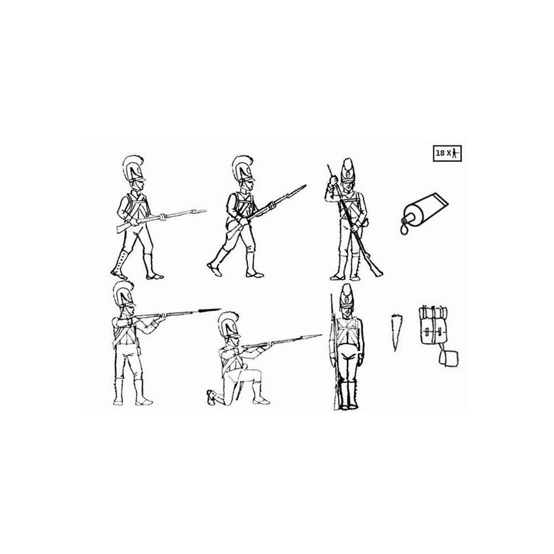 Bayerische 1/32 bayerische Infanterie -Figur | Scientific-MHD