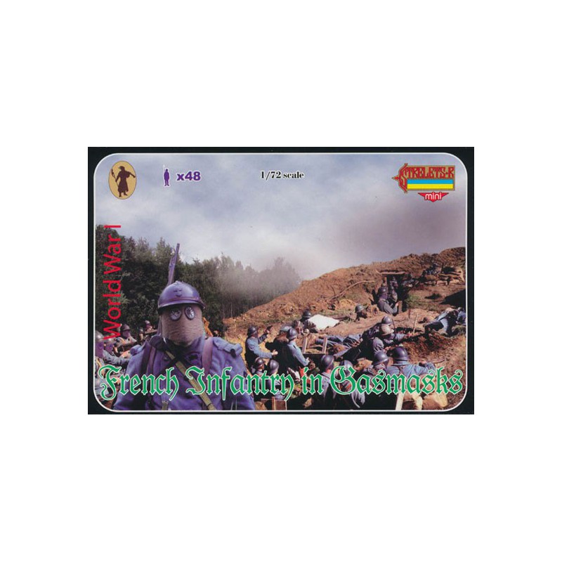 Frische Infanterie -Figur. 1/72 Maske | Scientific-MHD