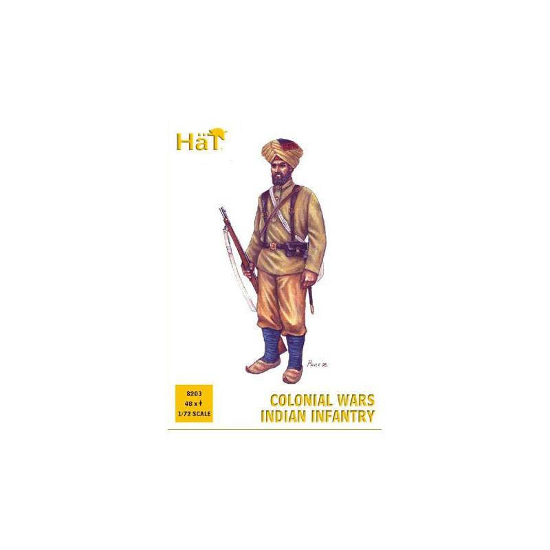 Koloniale indische Infanterie -Figur | Scientific-MHD