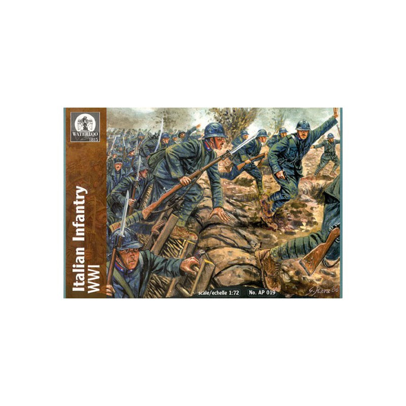 Italienische Infanterie -Figur im Ersten Weltkrieg 1/72 | Scientific-MHD