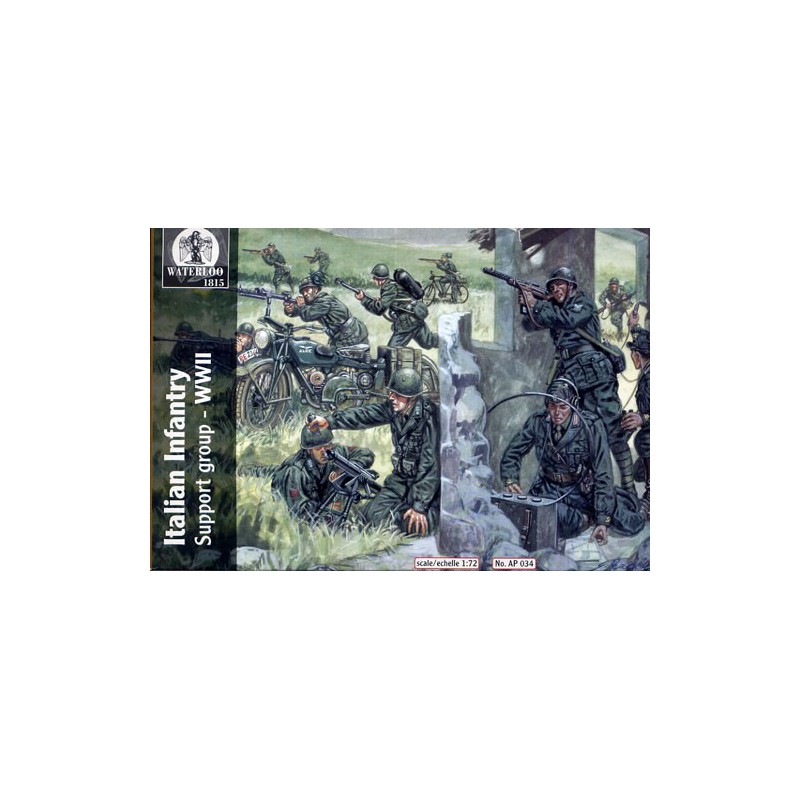 Italienische Infanterie -Figur im Zweiten Weltkrieg 1/72 | Scientific-MHD