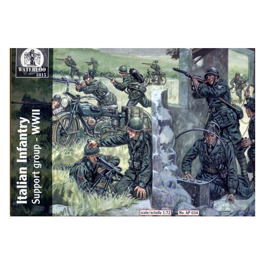 Italienische Infanterie -Figur im Zweiten Weltkrieg 1/72 | Scientific-MHD