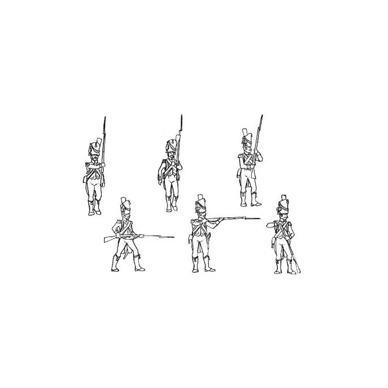 Infanterie -Figur L. Carabiniers 1/32 | Scientific-MHD